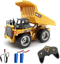 Fisca 6 Ch 2.4G Alloy Remote Control Dump Truck 4 Wheel Driver