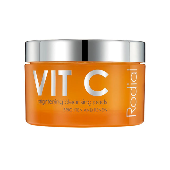 Rodial Vit C Brightening Cleansing Pads - Toning and Purifying Pads, Resurfacing Pads for Day and Night, Vitamin C to Illuminate, AHA Acids to Exfoliate and Salicylic Acid to Tighten Pores