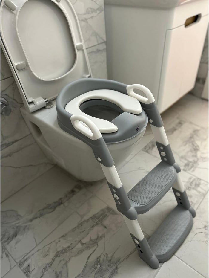 Baby Potty Training Seat,  (White/Grey)