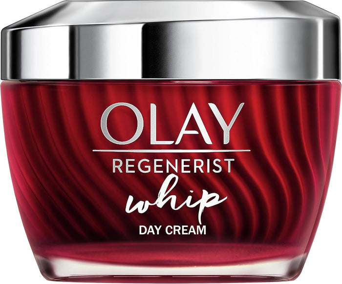 OLAY Regenerist Whip Day Cream, Moisturising Cream with Vitamin B3 and Peptides for Firmed and Protected Skin, 50 ml