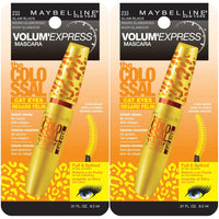 Maybelline New York Volum' Express The Colossal Cat Eyes Washable Mascara Makeup,2 COUNT
