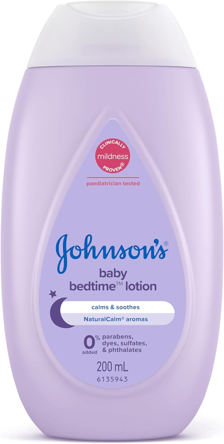 Johnson's Baby Bedtime Gentle Calming Jasmine & Lily Scented Moisturising Baby Lotion 200mL