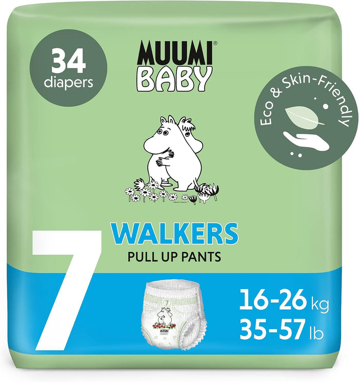 Muumi Baby Nappy Pants Pack of 34, Size 7 X-Large 16-26 kg