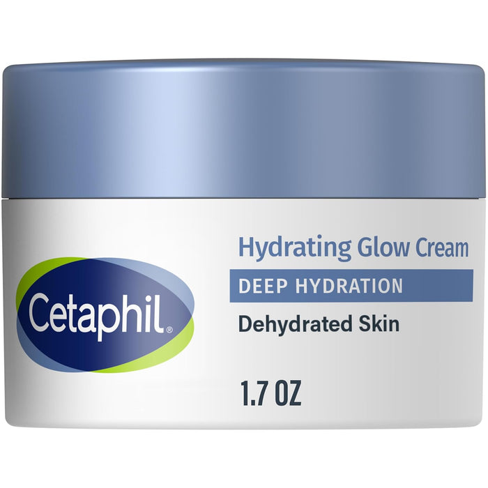 Cetaphil Deep Hydration Healthy Glow Daily Face Cream, 1.7 oz, 48 Hour Dry Skin Face Moisturizer for Sensitive Skin