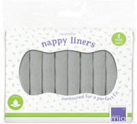 Bambini Mio, Revolutionary Reusable Nappy Liners - Washable Liners, Eco-Friendly and Chemical-Free, Pack of 8