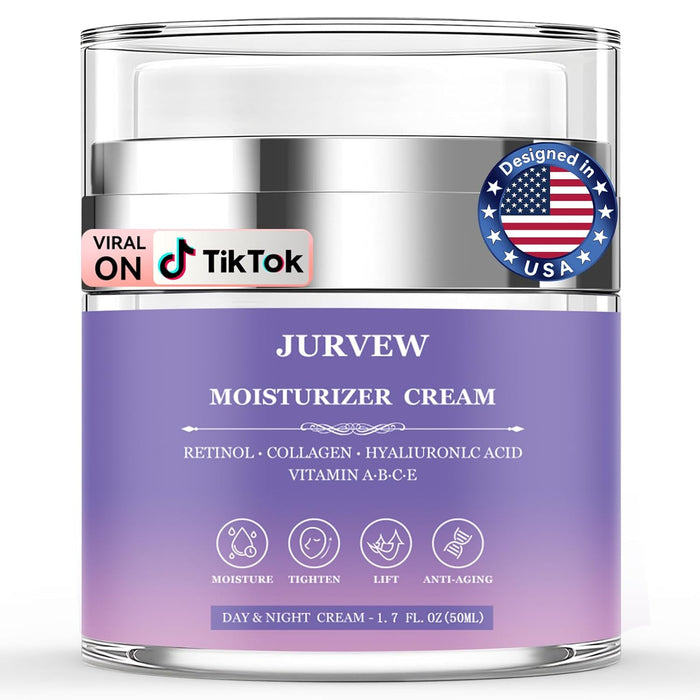 Face Moisturizer Retinol Cream, Neck Collagen Cream for Tightening Skin