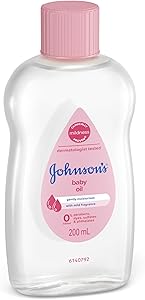 Johnson's Baby Gentle Mild Moisturising Baby Oil 200mL|Moisturises baby’s delicate skin & helps protect dry skin|Great as a baby massage oil