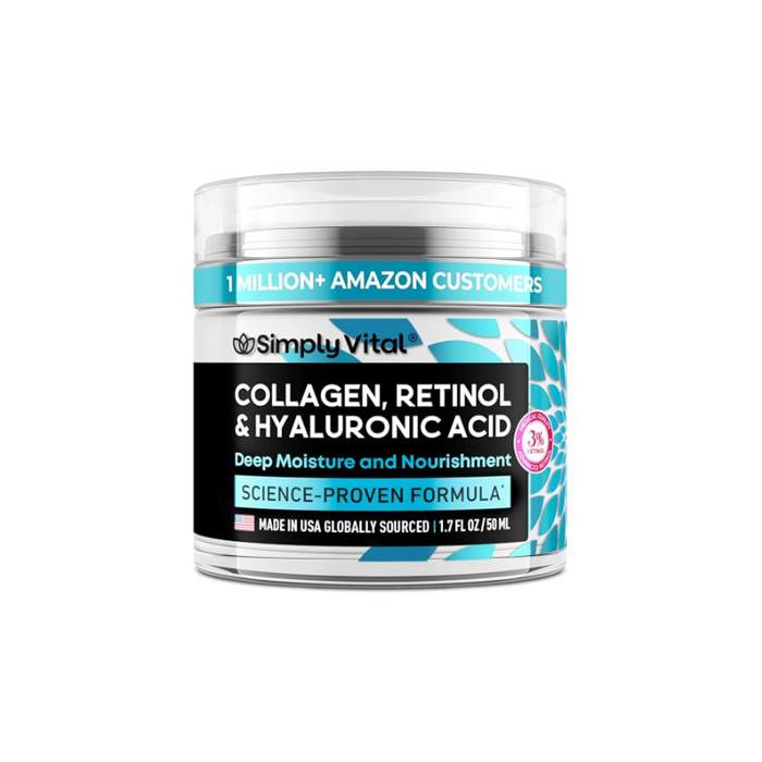 Simply Vital Collagen, Retinol & Hyaluronic Acid Cream