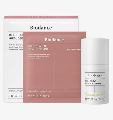 BIODANCE Essential Duo: Bio-Collagen Real Deep Mask & Skin-Glow Essence Cream