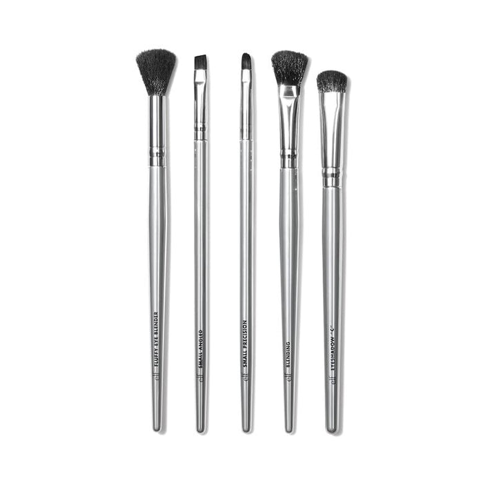 e.l.f. Smoky Eye Brush Kit, 5-Piece Makeup Brush Kit For Creating A Smoky Eye Look, Apply & Blend Eyeshadow, Vegan & Cruelty-Free