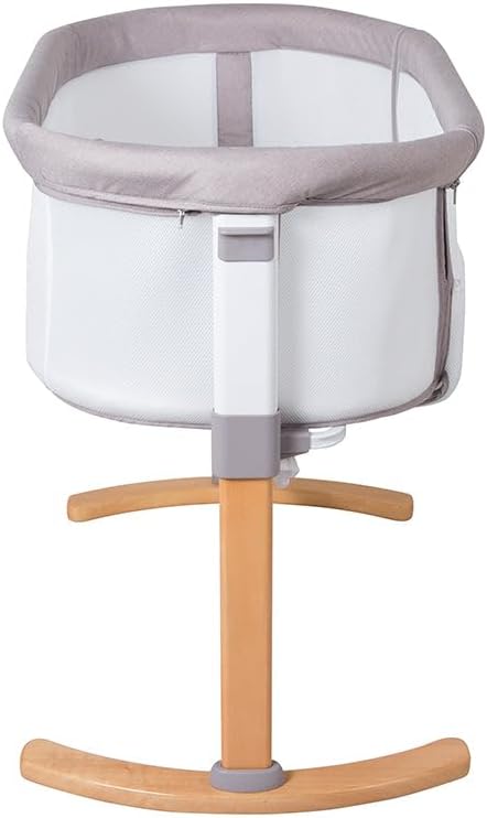 Childcare Easy to Attach and Remove Osmo Breathable Bedside Sleeper Bassinet - Beech