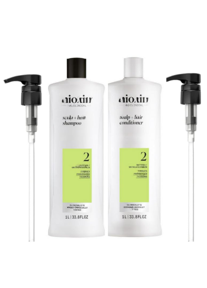 System 2 Cleanser Shampoo And Scalp Therapy Conditioner 33.8 Ounces (Pumps Included)