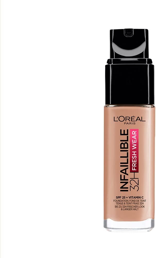 L’Oréal Paris Infallible 32HR Freshwear Foundation with SPF25 and Vitamin C - 160 Rose Linen