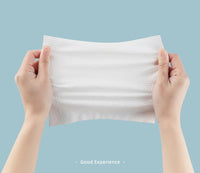 3 Pack Soft and Dry Wipe,Disposable Face Towel,100% Cotton, Lint Free, Wet Use for Sensitive Skin, Facial Cleansing, Makeup Removal, Surface Cleaning Cotton Tissue Soft Towel 300 Count