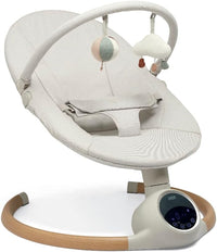 Mamas & Papas Alto Smart Baby Swing, Touchscreen, Multi Speed, Melodies, Bluetooth and Remote Control - Cashmere