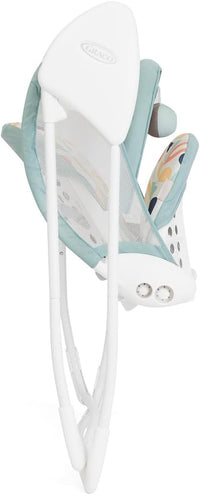 Graco Baby Delight Swing with 2 swing speeds, compact fold and lightweight at only 4.67kg, for rest for play. Suitable from birth to approx. 6 months (0-9kg), Playtime fashion