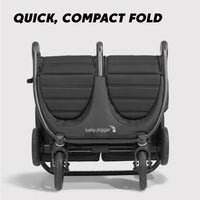 Baby Jogger City Mini GT2 Double Stroller (Jet) - Prams & Strollers, Twins