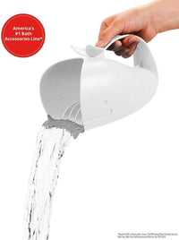 Skip Hop Moby Hair Wash Cup for Tear-Free Hair Washing White