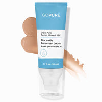 goPure Glow Pure Tinted Mineral SPF 40 PA +++ | Dermatologist-tested Face Sunscreen | Tinted Moisturizer with SPF,Natural Sunscreen
