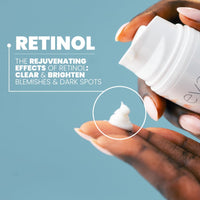 Eva Naturals Anti-Aging Retinol Cream For Face - Anti-Wrinkle Retinol Moisturizer Day & Night Face Cream With Hyaluronic Acid & Vitamin E For Women and Men - Reduce Fine Lines & Dark Spots (1.7 oz)