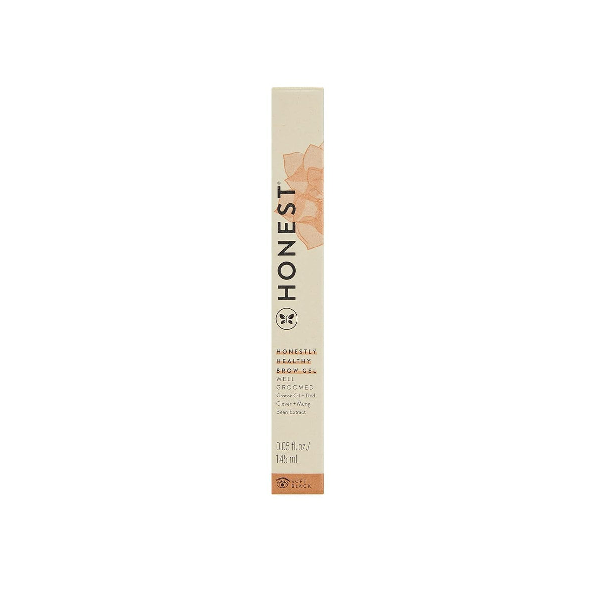 Honest Beauty Honestly Healthy Brow Gel for Fuller Looking Brows | Soft Black, 0.05 fl oz
