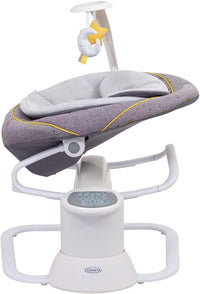 Graco All Ways Soother 2-in-1 Baby Swing and Portable Rocker (Birth to 6 Months Approx, 0-9kg), with Vibration and Adjustable Swing Speed, Stargazer