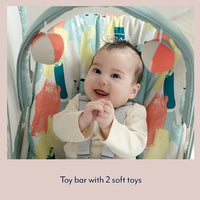 Graco Baby Delight Swing with 2 swing speeds, compact fold and lightweight at only 4.67kg