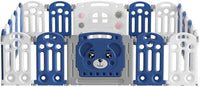 Keezi Kids Baby Playpen 24 Panels Safety Gate Toddler Fence Barrier Play Game