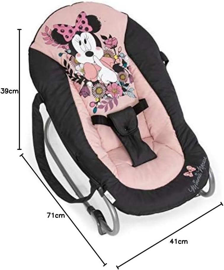 hauck Rocky, Disney Minnie Sweetheart - Baby Bouncer from Birth up to 9 kg