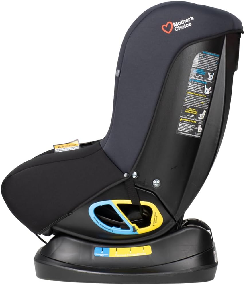 Mothers Choice Trophy Convertible Car Seat - Newborn to 4 Years, Comfort & Safety with Easy Recline, Secure Installation, and Compact Design