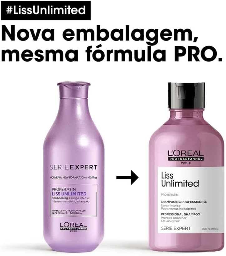 L’Oreal Professionnel Serie Expert Liss Unlimited Shampoo 300 ml