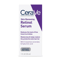CeraVe Anti Aging Retinol Serum For Face, Encapsulated Retinol With Hyaluronic Acid, 1 Oz