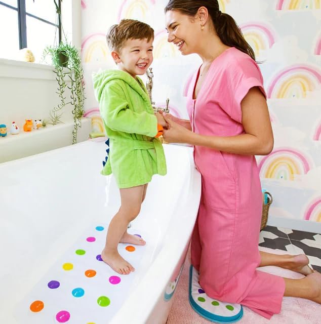 Munchkin Dots Bath Mat, Multicoloured