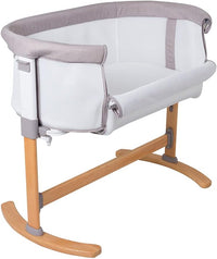 Childcare Easy to Attach and Remove Osmo Breathable Bedside Sleeper Bassinet - Beech