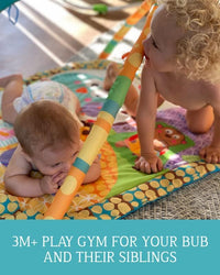 Little Archer & Co Baby Play Mat Gym - 82 x 82 x 55 cm Vibrant Colour Floor Activity
