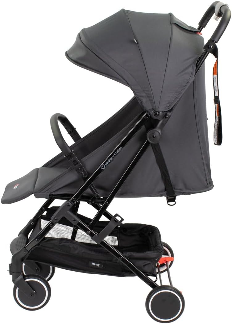 Mother's Choice Minny Ultra Compact Trolley Stroller, Mineral Grey
