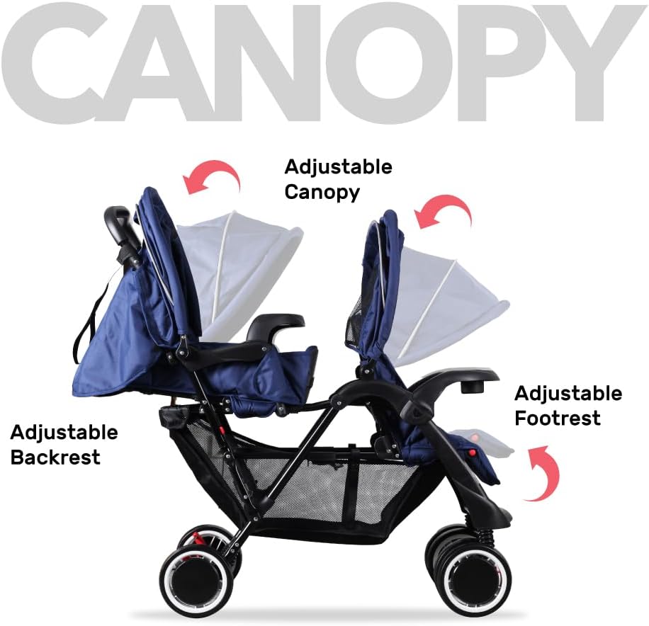 Mamakiddies Tandem Stroller Twin