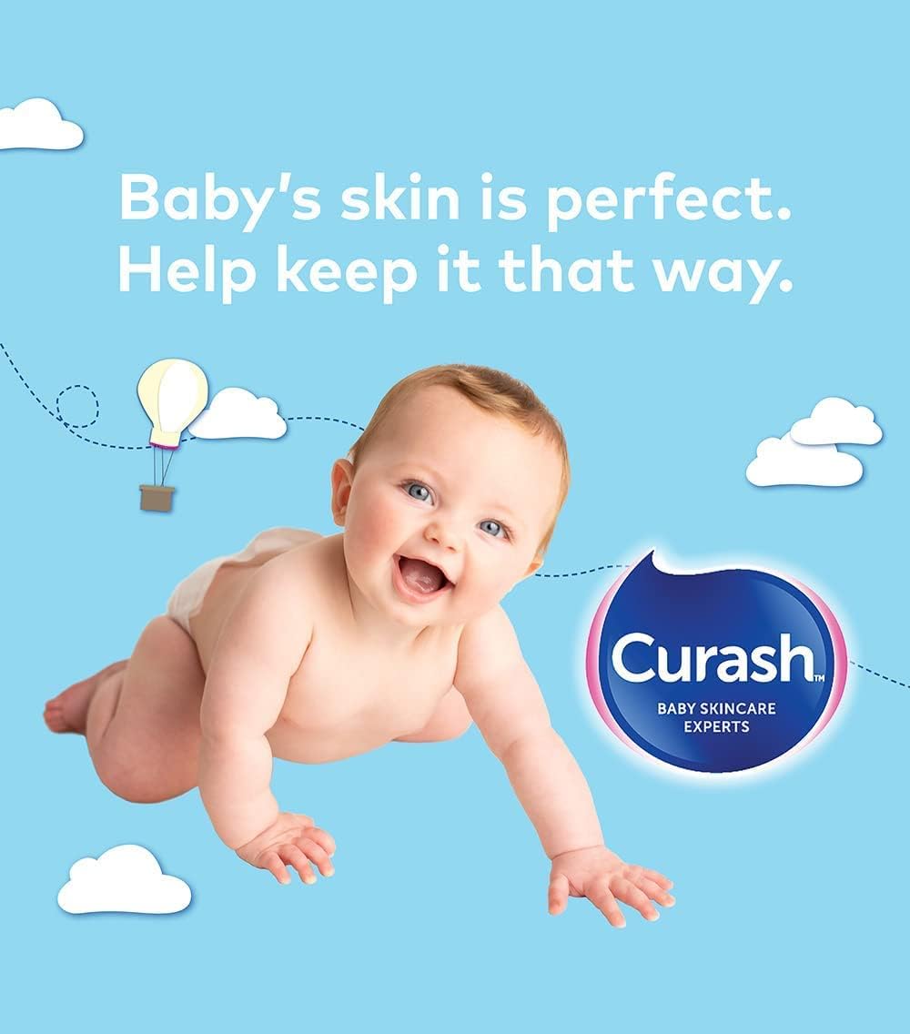 Curash Simply Water Baby Wipes - Ideal for Newborns - 480 wipes