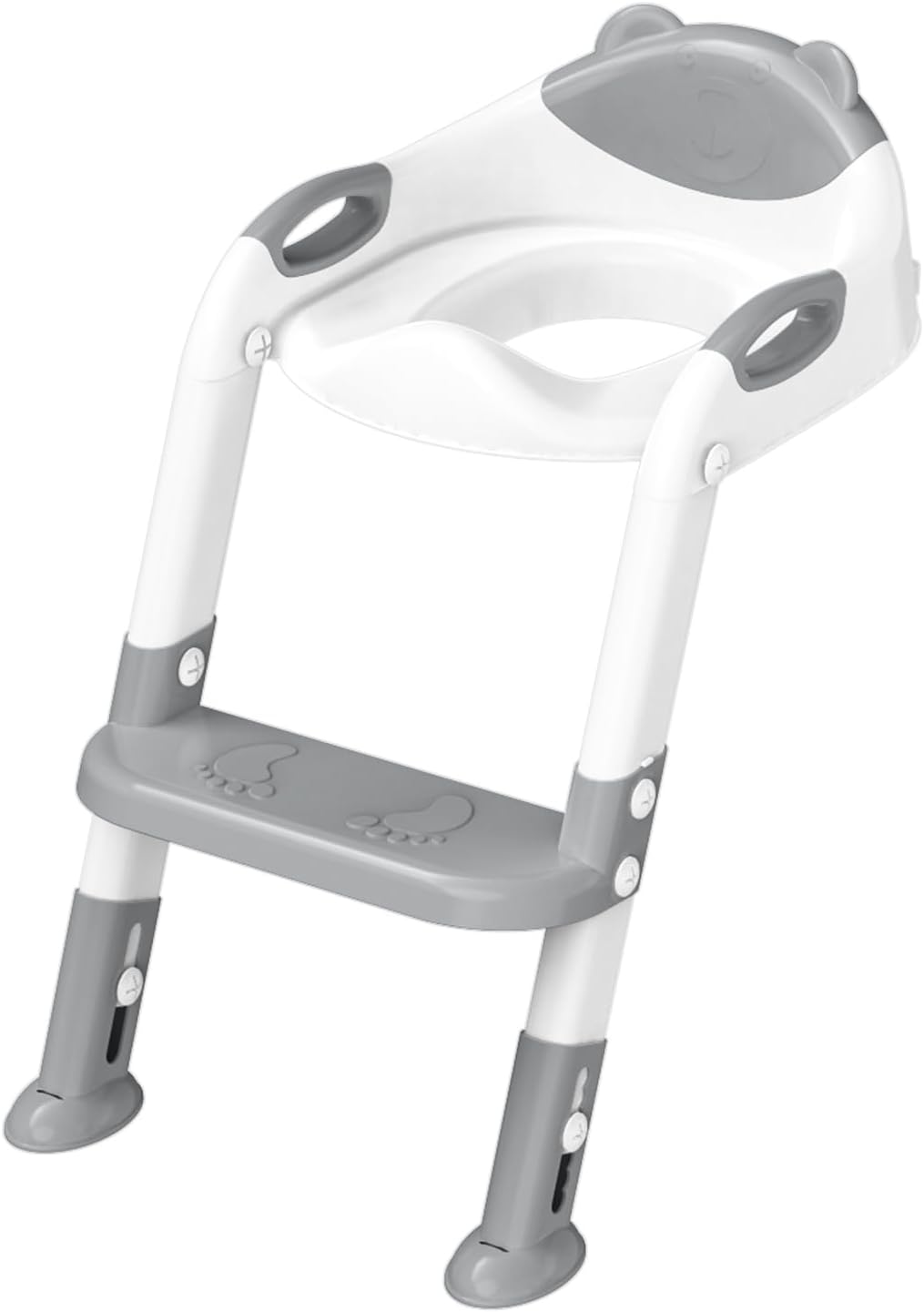 Potty Training Seat with Step Stool Ladder, SKYROKU Potty Training Toilet for Kids Boys Girls Toddlers - Grey
