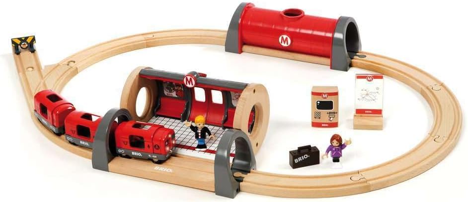 BRIO - Metro Railway Set 20 Pieces