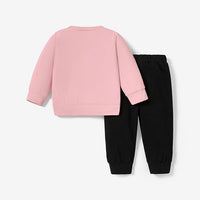 PATPAT Baby Boys Girls Sweatshirt and Tops Toddler Fall Clothes Set Cotton Outfits Long Sleeve Pullover and Casual Jogger Pants 0-3 Years