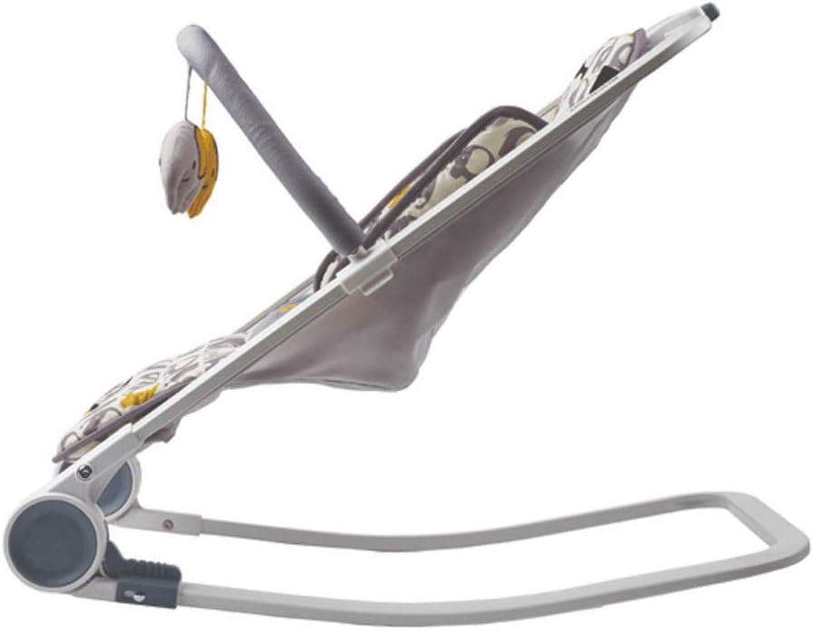 BABABING | Rockout 2 Baby Rocker | 3 Position Reclining Baby Bouncer with Ellie Elephant Print