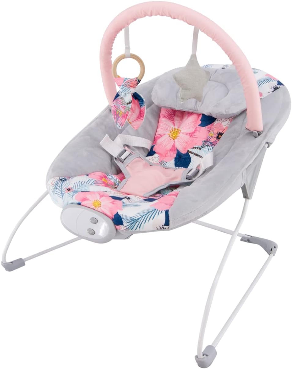 LADIDA My First Baby Bouncer with Soothing Music and Vibration, Suitable for Newborns