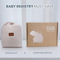 Stylish Beige & Gold Baby Carrier Wrap: Comfortable, Soft & Supportive