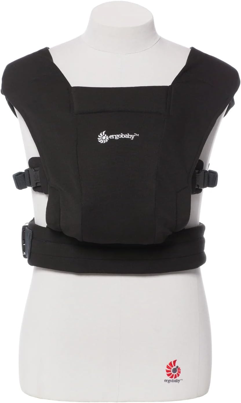 Cozy Newborn Essentials Baby Carrier Wrap (Pure Black)