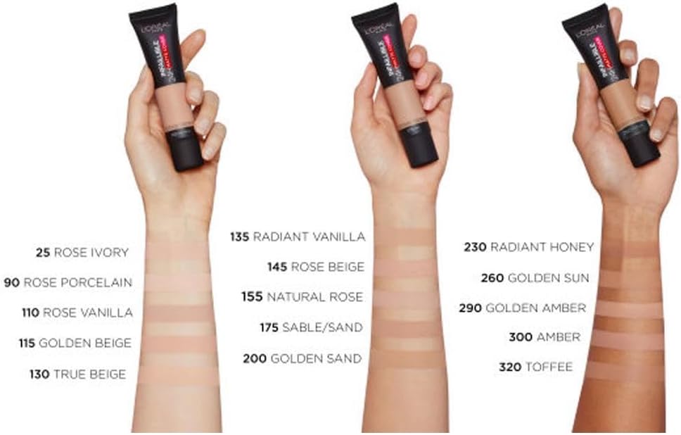 L’Oréal Paris Infallible 32H Matte Cover Liquid Foundation SPF 25 30ml - 25