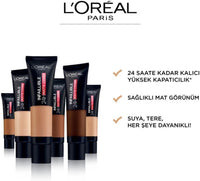 L’Oréal Paris Infallible 32H Matte Cover Liquid Foundation SPF 25 30ml - 25
