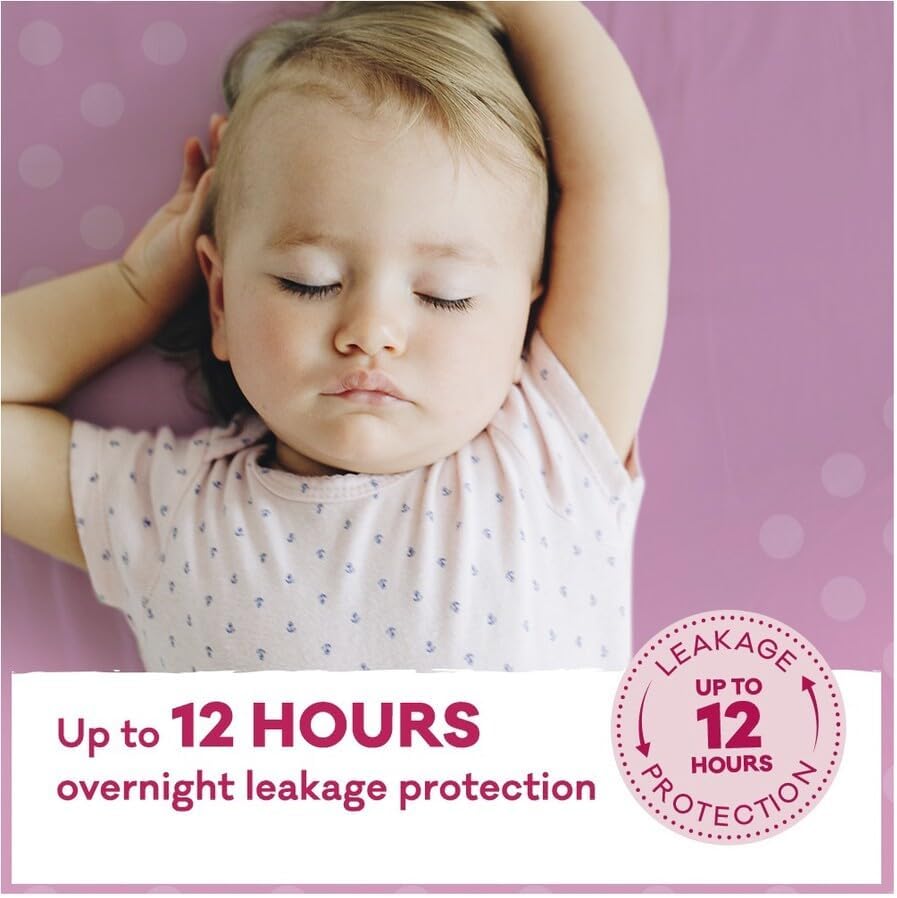 Huggies Ultra Dry Mickey Toddler Girls Disposable Nappy Pants Pad 72-Pieces Pack, Size 4