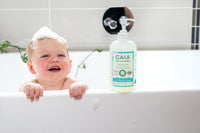 Tooshies Eco Nappies Size 1 Newborn, 104 Count, White, 3.25 kilograms + Sudocrem Healing Cream 400g + GAIA Natural Baby Hair and Body Wash 500ml