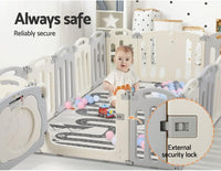 Keezi Baby Playpen, 16 Panels Babies Play Pen Toddlers Fence Yard